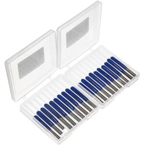TLILY 20Pcs Carbide PCB Engraving Bits 3.175mm CNC Router Bit 10/15/20/30 Degree Milling Cutter Tools TLILY 20Pcs Carbide PCB Engraving Bits 3.175mm CNC Router Bit 10/15/20/30 Degree Milling Cutter Tools