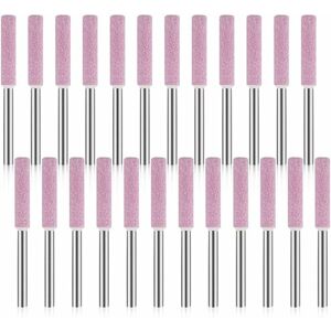 TINOR 24 Pack Chainsaw Sharpener Sharpening Stones, Chainsaw Sharpener Polishing Grinding Tool 3X4.8Mm TINOR 24 Pack Chainsaw Sharpener Sharpening Stones, Chainsaw Sharpener Polishing Grinding Tool 3X4.8Mm