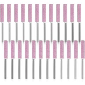 AOUGO 24 Pack Chainsaw Sharpener Sharpening Stones, Chainsaw Sharpener Polishing Grinding Tool 3X4.8Mm AOUGO 24 Pack Chainsaw Sharpener Sharpening Stones, Chainsaw Sharpener Polishing Grinding Tool 3X4.8Mm