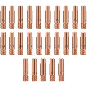 TEHTUY 25 Pieces Contact Nozzles for Gas/Gas Non-Contact MIG/MAG Welding Torch Consumables MIG Contact Nozzles MIG Welder TEHTUY 25 Pieces Contact Nozzles for Gas/Gas Non-Contact MIG/MAG Welding Torch Consumables MIG Contact Nozzles MIG Welder