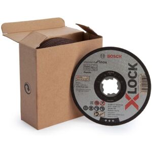 Bosch - 25x pro x-lock Metal Grinder Inox Disc Straight 125mm 1mm x 22.23mm x 25 Bosch - 25x pro x-lock Metal Grinder Inox Disc Straight 125mm 1mm x 22.23mm x 25