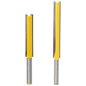 MEMKEY 2pcs 6.35mm Shank Flush Trim Router Bit Extra Long Drill Bit Carbide Router Bit Woodworking Milling Cutter Woodworking Tool Cutting Blade 50mm 76mm MEMKEY 2pcs 6.35mm Shank Flush Trim Router Bit Extra Long Drill Bit Carbide Router Bit Woodworking Milling Cutter Woodworking Tool Cutting Blade 50mm 76mm
