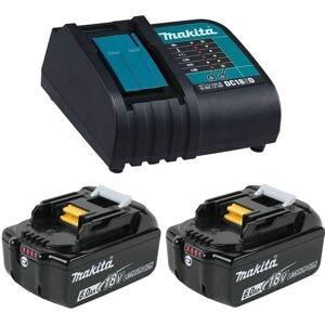Makita - 2x Genuine 18V 6.0Ah lxt Lithium Battery BL1860 + DC18SD 240v Charger Makita - 2x Genuine 18V 6.0Ah lxt Lithium Battery BL1860 + DC18SD 240v Charger