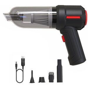 TORMATOR 3-in-1 Portable Cordless Air Duster Mini 9000Pa Cordless Car PC Keyboard Vacuum Cleaner, Black TORMATOR 3-in-1 Portable Cordless Air Duster Mini 9000Pa Cordless Car PC Keyboard Vacuum Cleaner, Black