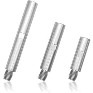 TEHTUY 3-Piece Aluminum Alloy Extension Connecting Rod, Sturdy and Durable M14 Angle Grinder Extension, for Angle Grinder Accessories, 75mm, 100mm, 140mm TEHTUY 3-Piece Aluminum Alloy Extension Connecting Rod, Sturdy and Durable M14 Angle Grinder Extension, for Angle Grinder Accessories, 75mm, 100mm, 140mm