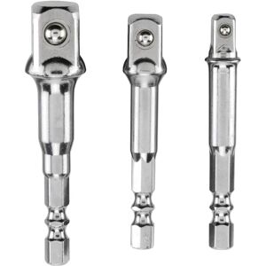 MEMKEY 3 Socket holder adapters – bit holder screwdriver or drill driver – 1/4, 1/2 or 3/8 socket MEMKEY 3 Socket holder adapters – bit holder screwdriver or drill driver – 1/4, 1/2 or 3/8 socket