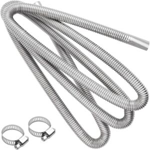 300cm Generator Exhaust Pipe Parking Heater Exhaust Pipe Stainless Steel Exhaust Muffler with Two Stainless Steel Brackets for Diesel Heater Mumu 300cm Generator Exhaust Pipe Parking Heater Exhaust Pipe Stainless Steel Exhaust Muffler with Two Stainless Steel Brackets for Diesel Heater Mumu