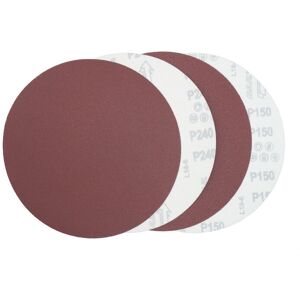 IKODM 30pcs 9inch 6 Holes 120 Round Sandpaper Sheet Red Sand Suction Cup Disc Flocked Sandpaper Velvet Back IKODM 30pcs 9inch 6 Holes 120 Round Sandpaper Sheet Red Sand Suction Cup Disc Flocked Sandpaper Velvet Back