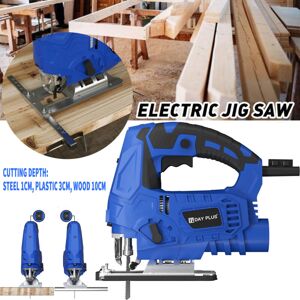 Dayplus - 3200W Electric Jigsaw Cutter 6 Speed Laser Guide 45° Pendulum Wood Metal Jig Saw Dayplus - 3200W Electric Jigsaw Cutter 6 Speed Laser Guide 45° Pendulum Wood Metal Jig Saw