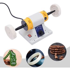CNCEST 320W Mini Lathe Polishing Bench Polishing Machine Bench Grinder Grinding Machine for Grinding and Polishing Amber, Metal, Wood, Plastic CNCEST 320W Mini Lathe Polishing Bench Polishing Machine Bench Grinder Grinding Machine for Grinding and Polishing Amber, Metal, Wood, Plastic