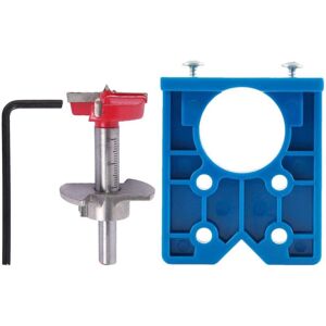 Linghhang - 35mm Concealed Hinge Drilling Jig Hinge Jig Hole Guide Bit Boring Jig Hole Cutter Guide for Cabinet Hinges and Mounting Plates Linghhang - 35mm Concealed Hinge Drilling Jig Hinge Jig Hole Guide Bit Boring Jig Hole Cutter Guide for Cabinet Hinges and Mounting Plates