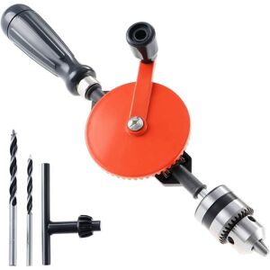 GOTRAYS 3/8 Inch (1.5mm-10mm) Hand Crank Manual Hand Drill Double Gear Hand Drill with 2PCS Drill Bits for Acrylic Wood pcb Board Plastic GOTRAYS 3/8 Inch (1.5mm-10mm) Hand Crank Manual Hand Drill Double Gear Hand Drill with 2PCS Drill Bits for Acrylic Wood pcb Board Plastic