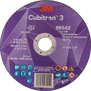 3M Cut-off Disc 86542 60+T41150mmX2mmX22.23mm 3M Cut-off Disc 86542 60+T41150mmX2mmX22.23mm