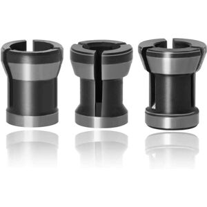 Csparkv - 3Pcs hss Collet Chuck Head, Collet Chuck Adapter Woodworking Converter Accessories for Drill Milling Engraving Machine - 6mm 6.35mm 8mm Csparkv - 3Pcs hss Collet Chuck Head, Collet Chuck Adapter Woodworking Converter Accessories for Drill Milling Engraving Machine - 6mm 6.35mm 8mm