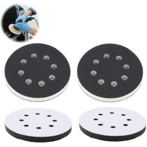 MCBOSON 4 Pieces 125mm Interface Pad with 8 Holes in Soft Foam for Rounds, 125 mm Polishing Pads, Sponge Interface Pad, for Sanding Discs and Polishing Plates MCBOSON 4 Pieces 125mm Interface Pad with 8 Holes in Soft Foam for Rounds, 125 mm Polishing Pads, Sponge Interface Pad, for Sanding Discs and Polishing Plates