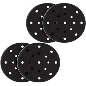 MCBOSON 4 Pieces 150mm Soft Sanding Pad, Soft foam interface for sanding and polishing pads, Noise protection (17 holes) MCBOSON 4 Pieces 150mm Soft Sanding Pad, Soft foam interface for sanding and polishing pads, Noise protection (17 holes)