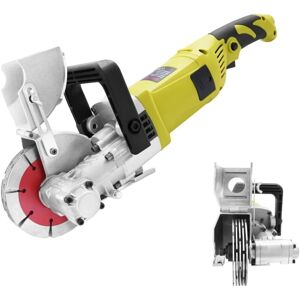 Cncest - 4000W Wall Chaser Machine, Adjustable Cutting Depth, Efficiently Groove Reinforcement Marble Red Bricks Includes 5 Saw Blades Electric Cncest - 4000W Wall Chaser Machine, Adjustable Cutting Depth, Efficiently Groove Reinforcement Marble Red Bricks Includes 5 Saw Blades Electric