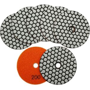 BEIJIYI 4"/100mm Diamond Polishing Discs, Dry Diamond Polishing Pads for Marble, Granite, Stone, Concrete (200) BEIJIYI 4"/100mm Diamond Polishing Discs, Dry Diamond Polishing Pads for Marble, Granite, Stone, Concrete (200)