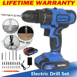Briefness - 21V Cordless Power Drill,Handheld Screwdriver Drill Set with 45Nm Setting,2x Li-ion Battery Fast Charger,2-Gear Combi Hammer Drill,3/8' Briefness - 21V Cordless Power Drill,Handheld Screwdriver Drill Set with 45Nm Setting,2x Li-ion Battery Fast Charger,2-Gear Combi Hammer Drill,3/8'