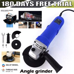 Day Plus - 4800W Electric Angle Grinder 115mm Disc Heavy Duty Cutting Grinding Sander Tool Day Plus - 4800W Electric Angle Grinder 115mm Disc Heavy Duty Cutting Grinding Sander Tool