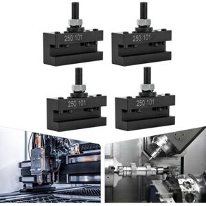 SANBOUSI 4pcs 250-101 Turning & Facing Holders CNC Lathes Tool Post Holder Set Quick Change SANBOUSI 4pcs 250-101 Turning & Facing Holders CNC Lathes Tool Post Holder Set Quick Change