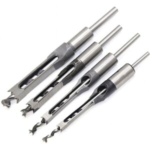 BEIJIYI 4pcs Square Hole Chisel Set, Square Hole Drill Bit, Woodworking Tool Set (1/4-1/2-5/16-3/8 inch) BEIJIYI 4pcs Square Hole Chisel Set, Square Hole Drill Bit, Woodworking Tool Set (1/4-1/2-5/16-3/8 inch)