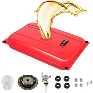 CNCEST 5 Gallon Generator Fuel Tank, Red Universal Generator Fuel Tank Filter Replacement with Fuel Tank Filter, Fuel Petcock for EC2500, Gas Tanks 5 Gallon CNCEST 5 Gallon Generator Fuel Tank, Red Universal Generator Fuel Tank Filter Replacement with Fuel Tank Filter, Fuel Petcock for EC2500, Gas Tanks 5 Gallon