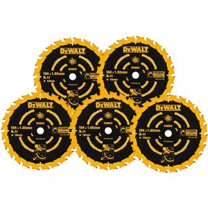 Dewalt - 5 x DT10302 Circular Saw Blades 184 x 16 x 24T Extreme Framing DWE560 Dewalt - 5 x DT10302 Circular Saw Blades 184 x 16 x 24T Extreme Framing DWE560