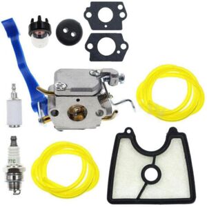 MCBOSON 590460102 Carburetor Kit for Leaf Blower Accessories 125B/125BX/125BVX C1Q-W37 Carburetor Air Filter Fuel Line Kit MCBOSON 590460102 Carburetor Kit for Leaf Blower Accessories 125B/125BX/125BVX C1Q-W37 Carburetor Air Filter Fuel Line Kit