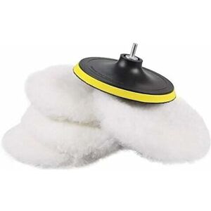 AYYQH 5 pièces 180mm laine polissage éponge disque polissage tampons de polissage pour Machine à polir Machine à polir AYYQH 5 pièces 180mm laine polissage éponge disque polissage tampons de polissage pour Machine à polir Machine à polir