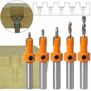 Dewdat - 5pcs Carbide Tip 8mm Shank hss Woodworking Milling Machine Router Bit Set Screw Extractor Remon Demolition For Woodworking Milling Cutter Dewdat - 5pcs Carbide Tip 8mm Shank hss Woodworking Milling Machine Router Bit Set Screw Extractor Remon Demolition For Woodworking Milling Cutter