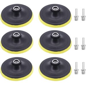 MEMKEY Pieces 5 inch 125 mm sanding plate with M14 mandrel sanding pad for drill, angle grinder MEMKEY Pieces 5 inch 125 mm sanding plate with M14 mandrel sanding pad for drill, angle grinder