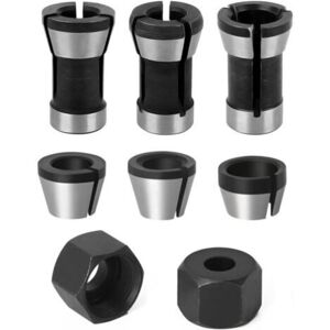 MCBOSON 6 Pieces Steel Chuck Head 6 mm 6.35 mm 8 mm Head Adapter Converter +2 nut for Drills Engraving Machine Trimmer Electric Woodworking Router Collet MCBOSON 6 Pieces Steel Chuck Head 6 mm 6.35 mm 8 mm Head Adapter Converter +2 nut for Drills Engraving Machine Trimmer Electric Woodworking Router Collet