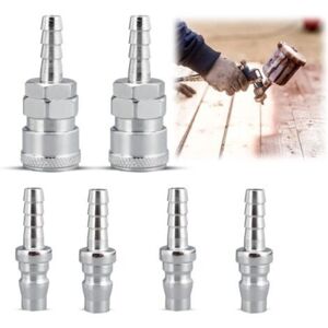 MCBOSON 6 Pneumatic Fitting 8mm Gas Hose Copper Nozzle Connector Fitting for Compressed Air Hose of Quick Connector Compressor Quick Pneumatic Fitting (2pcs MCBOSON 6 Pneumatic Fitting 8mm Gas Hose Copper Nozzle Connector Fitting for Compressed Air Hose of Quick Connector Compressor Quick Pneumatic Fitting (2pcs