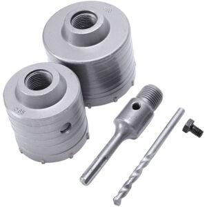 TLILY 65Mm 80Mm Wall Hole Saw Centre Drill Bit Plus Shank Wrench Kit For Drilling Stone Concrete Cement Guide Power Tools TLILY 65Mm 80Mm Wall Hole Saw Centre Drill Bit Plus Shank Wrench Kit For Drilling Stone Concrete Cement Guide Power Tools