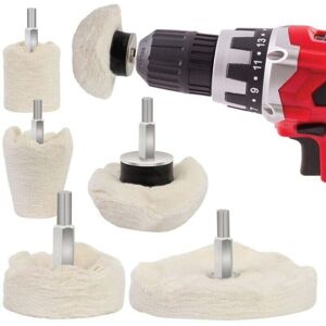 WOIYIC 6PCS Drill Polishing Pad - Polishing Discs for Metal, Aluminum, Stainless Steel, Chrome, Glass and DIY Projects - 6 Pieces WOIYIC 6PCS Drill Polishing Pad - Polishing Discs for Metal, Aluminum, Stainless Steel, Chrome, Glass and DIY Projects - 6 Pieces