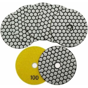7Pcs Diamond Polishing Disc 4 Inch /100mm Dry Diamond Polishing Pads for Marble Granite Stone Concrete (100) - Alwaysh 7Pcs Diamond Polishing Disc 4 Inch /100mm Dry Diamond Polishing Pads for Marble Granite Stone Concrete (100) - Alwaysh