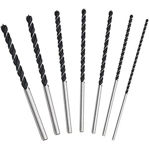 TLILY 7Pcs Extra Long Wood Drill Bit Set 12 Inch 300mm Bits DIY Woodworking Tool Spiral TLILY 7Pcs Extra Long Wood Drill Bit Set 12 Inch 300mm Bits DIY Woodworking Tool Spiral