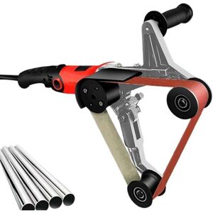TEHTUY 800W Pipe Tube Polishing Machine, 0-1000r/min, Stainless Steel Pipe Polishing Machine with 6 Adjustable Speeds, Belt-Driven Round Tube Material Sander TEHTUY 800W Pipe Tube Polishing Machine, 0-1000r/min, Stainless Steel Pipe Polishing Machine with 6 Adjustable Speeds, Belt-Driven Round Tube Material Sander
