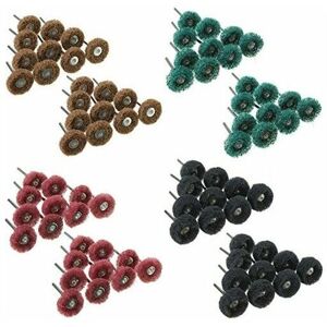 HOOPZI 80PCS Abrasives Polishing Wheel Polishing Wheels Brown 2.5cm Grit 80 150 Grit 240 Grit 300 Grit 80pcs for Dremel Rotary Tools HOOPZI 80PCS Abrasives Polishing Wheel Polishing Wheels Brown 2.5cm Grit 80 150 Grit 240 Grit 300 Grit 80pcs for Dremel Rotary Tools
