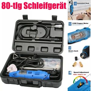 Day Plus - 80Pcs Accessory Rotary Multi Tool for Dremmel Drill Sand Grinder Polisher 135W Day Plus - 80Pcs Accessory Rotary Multi Tool for Dremmel Drill Sand Grinder Polisher 135W