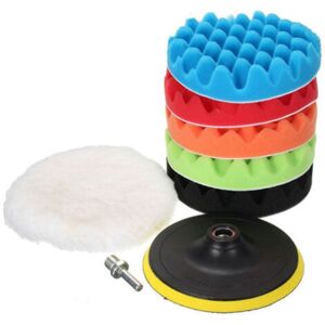 TOOLIVE 8Pcs 6 Inch M14 Car Waxing Sponge Polishing Pad Set TOOLIVE 8Pcs 6 Inch M14 Car Waxing Sponge Polishing Pad Set