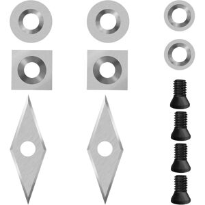 YS-YALOTRS 8pcs Carbide Lathe Tool Inserts for Wood Lathe Turning Tool, Tungsten Carbide Cutting Insert Set YS-YALOTRS 8pcs Carbide Lathe Tool Inserts for Wood Lathe Turning Tool, Tungsten Carbide Cutting Insert Set