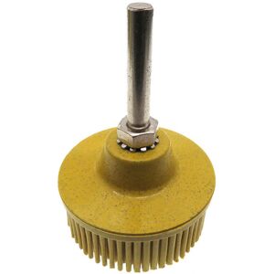 Readcly - Abrasive Brush Rubber Bristle Disc Polishing Wheel Dark Yellow for Electric Drill, (1pcs) Readcly - Abrasive Brush Rubber Bristle Disc Polishing Wheel Dark Yellow for Electric Drill, (1pcs)