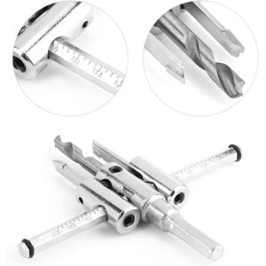 BEIJIYI Adjustable Hole Saw Bit, 30-120mm Extendable Wood Drill Bit, Drywall Drilling, DIY Woodworking Tools BEIJIYI Adjustable Hole Saw Bit, 30-120mm Extendable Wood Drill Bit, Drywall Drilling, DIY Woodworking Tools