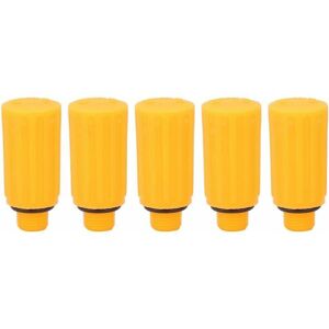 Hoopzi - Air Compressor Breather, 5pcs 9mm Yellow Breathing Rod Vent Cap Air Compressor Pump Accessories, for Most Piston Air Compressors Hoopzi - Air Compressor Breather, 5pcs 9mm Yellow Breathing Rod Vent Cap Air Compressor Pump Accessories, for Most Piston Air Compressors