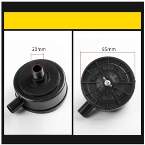 TORMATOR Air Compressor Filter, Silent Filtration, 20mm Male Thread, Black, 9.5cm TORMATOR Air Compressor Filter, Silent Filtration, 20mm Male Thread, Black, 9.5cm