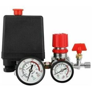TEHTUY Air compressor pressure switch valve, air compressor pressure switch with pressure gauge and regulator TEHTUY Air compressor pressure switch valve, air compressor pressure switch with pressure gauge and regulator
