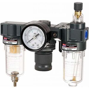 TEHTUY Air Filter Regulator, Compressor Water Separator, Oil Water Separator Filter, 1/4" Air Pressure Regulator Compressor Pressure Regulator with TEHTUY Air Filter Regulator, Compressor Water Separator, Oil Water Separator Filter, 1/4" Air Pressure Regulator Compressor Pressure Regulator with