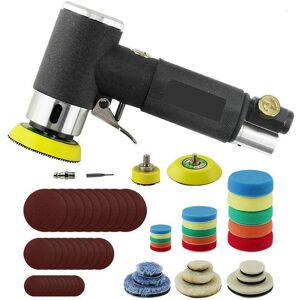 TLILY Air Sander Mini Pneumatic 1In/2In/3In Grinding Machine Set for Car Polishing High Speed Air Powered Polisher Air Tool TLILY Air Sander Mini Pneumatic 1In/2In/3In Grinding Machine Set for Car Polishing High Speed Air Powered Polisher Air Tool